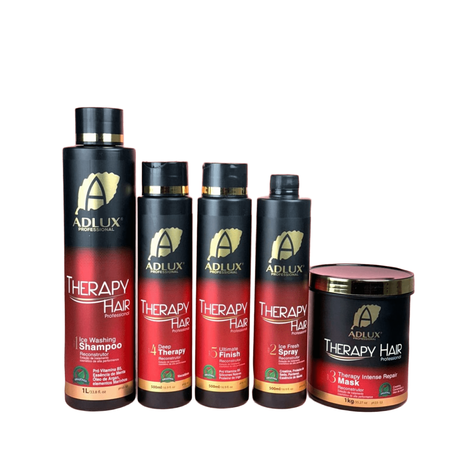 Kit Therapy Hair Profissional – 5 Passos (Lançamento)