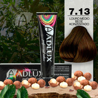 Coloração 7.13 Louro Médio Bege Acinzentado - 60g