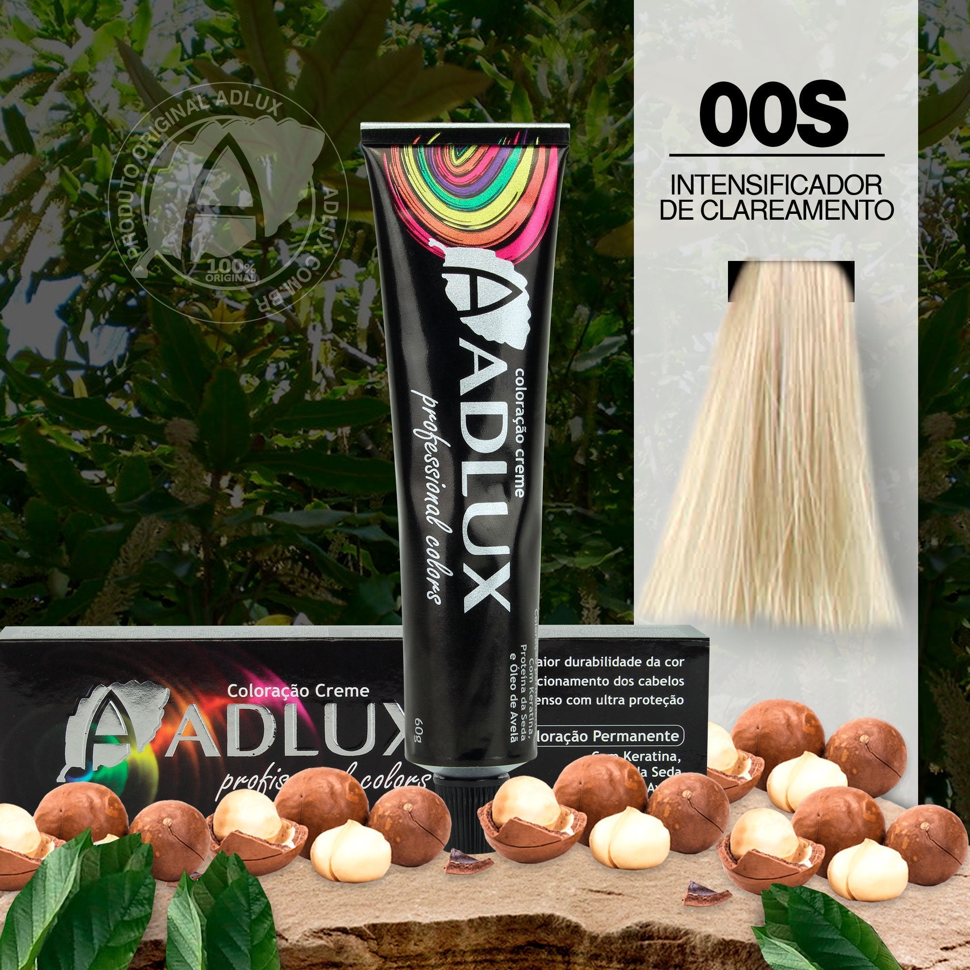 Coloração Creme Adlux 00S Intensificador De Clareamento - 60g