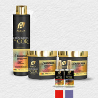 Kit Cronograma da Cor Profissional- 2 Passos (RED - BLONDE)