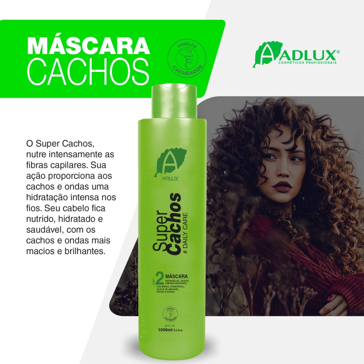 Super Cachos Máscara Profissional - 1000ml
